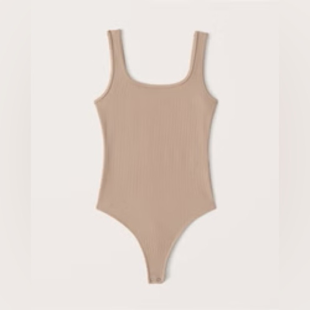 Abercrombie & Fitch 90s Seamless Ribbed Tank Bodysuit